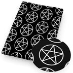 Tela estampada de Halloween y gótica novedosa – Cortada a pedido | 50×145cm (19.7"×57") | Satén, Algodón y Tejido de punto