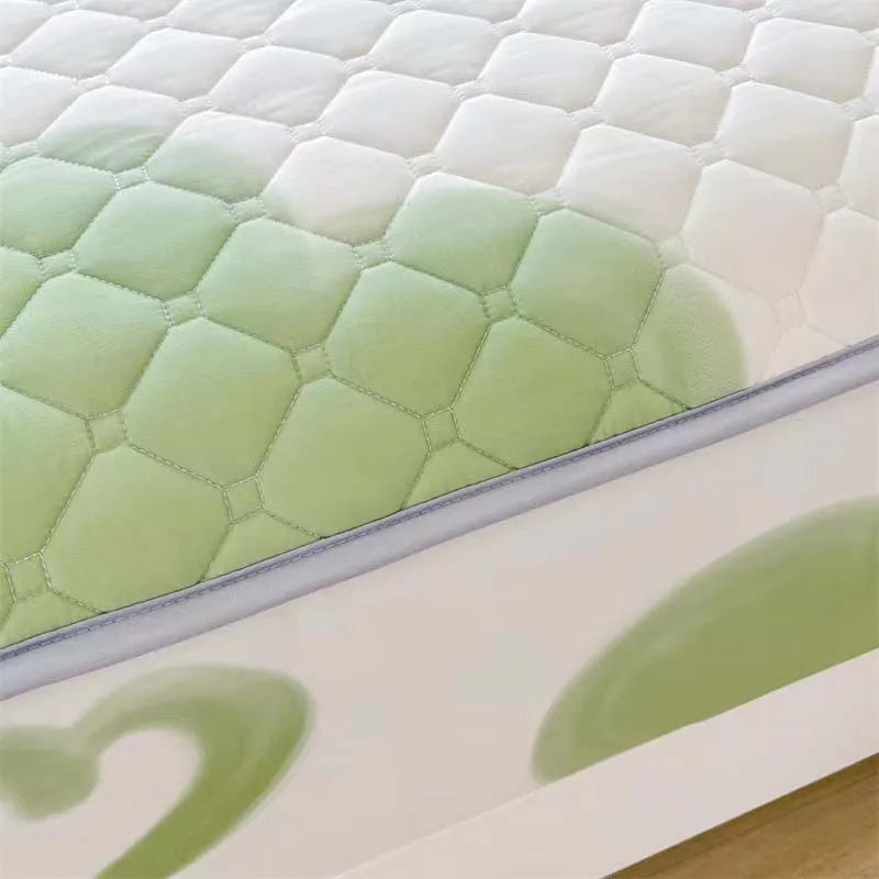 mtuove Soft Brushed Quilted Mattress Cover – Anti-Mite, Breathable, Fits 3–28cm Mattresses