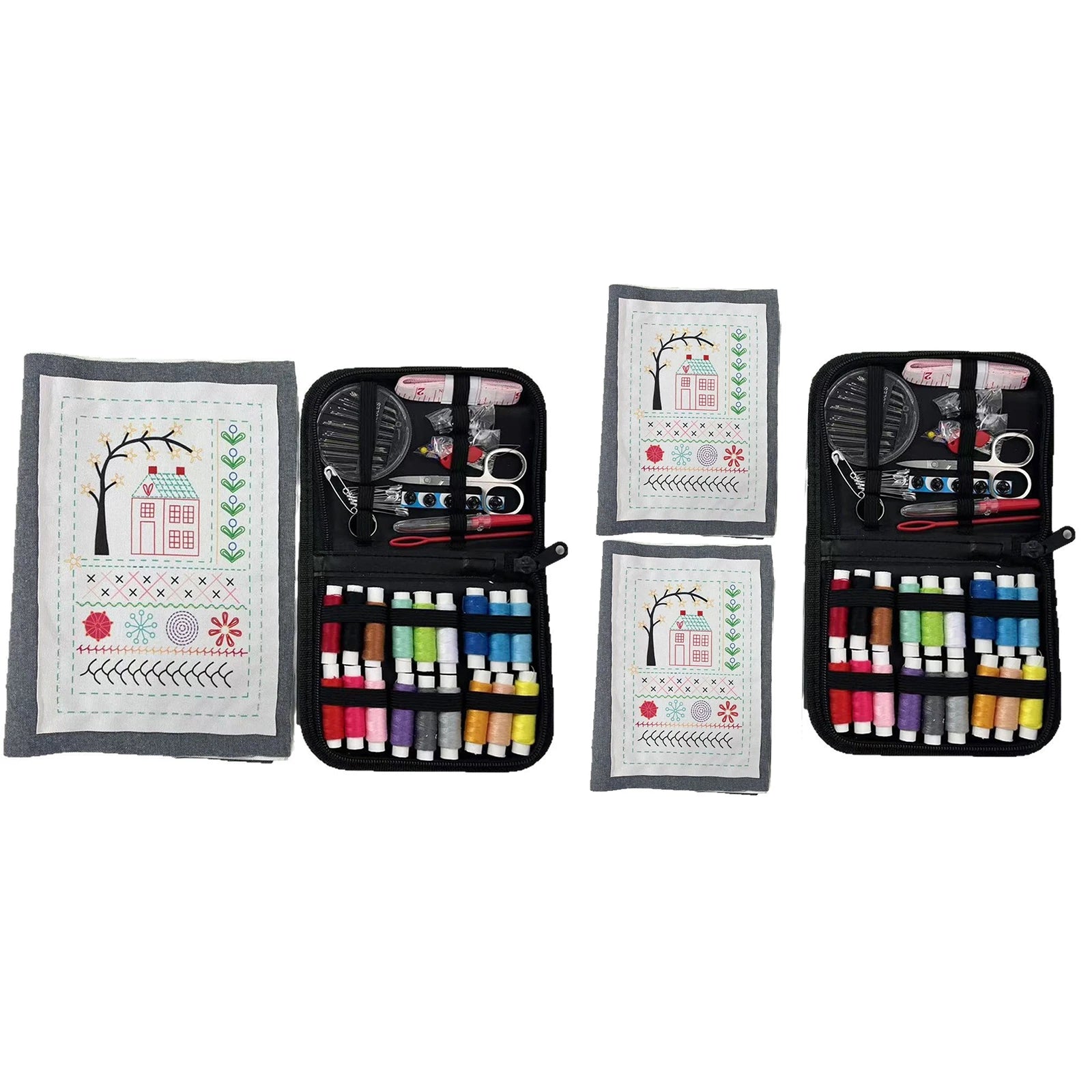 Embroidery Starter Kit with Instructional Book & Complete Toolkit