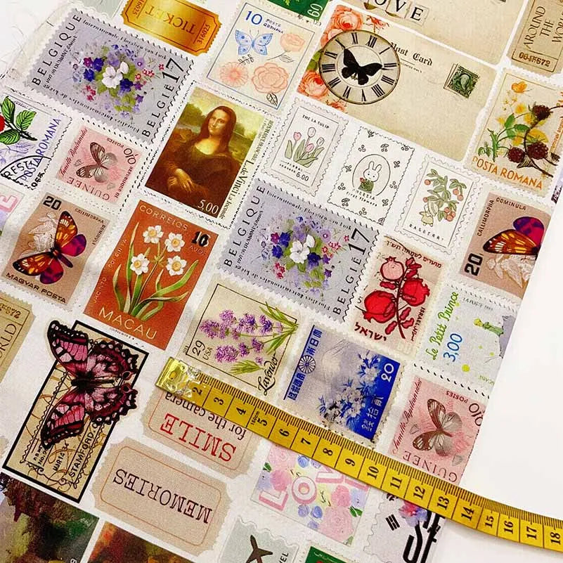 Fabric - 40 Precut Strips (6.35 X 49.78 cm) for Quilting And Sewing, 20 Floral Prints Assortment, 100% Material,