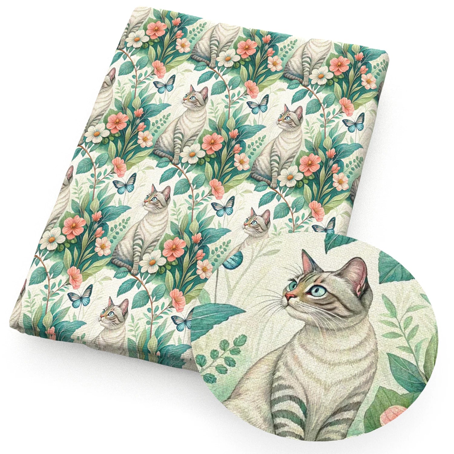 Fabric - 40 Precut Strips (6.35 X 49.78 cm) for Quilting And Sewing, 20 Floral Prints Assortment, 100% Material,