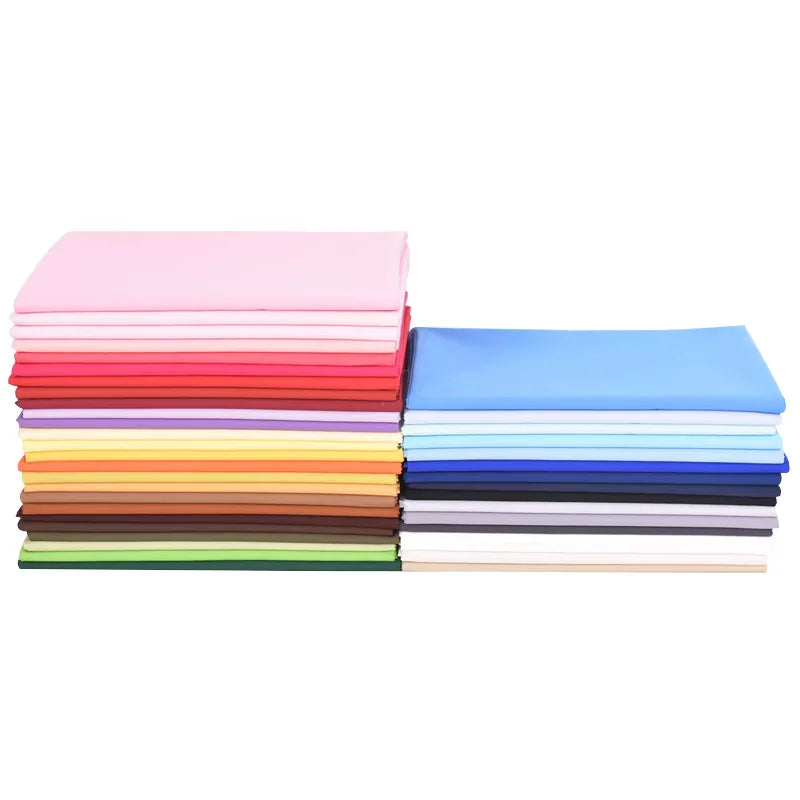 YingJiu Solid Color 100% Cotton Poplin Fabric – 145cm Wide, Quilting, Clothing & Bedding Fabric