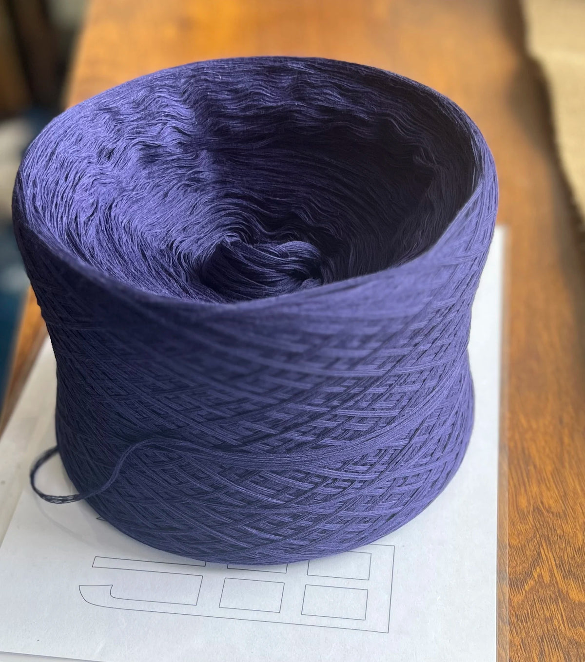 Cotton Yarn Thread for Knitting, Non-Bleached, Raw Algodon Line, Baby, Children's DIY, Handknitting, Scarf Sweaters, 500g/Ball