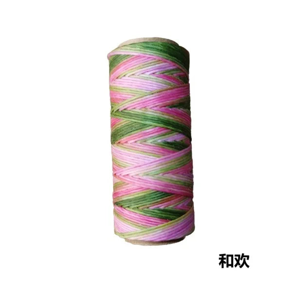 Hilo Redondo de Poliéster Encerado – 0.6mm, Carrete de 50m | 41 Colores | Macramé, Joyería y Marroquinería
