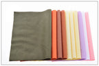Juego de telas de sarga de algodón de color liso de 38 piezas – 20 x 30 cm (8" x 12") | 38 colores únicos