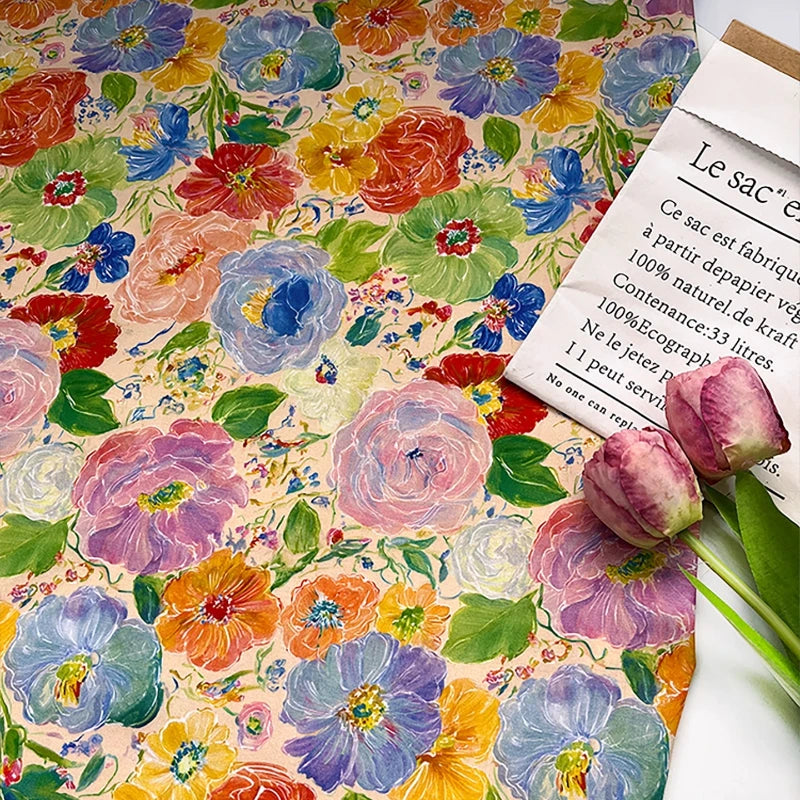 Chinese Style Printed 100% Cotton Poplin Fabric – 150cm Wide, Sold by the Meter for Quilting, Clothing & DIY