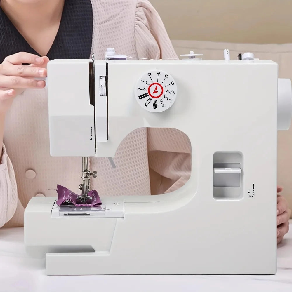825 Semi-Auto Electric Sewing Machine – 12 Stitches, Beginner Friendly, All Fabrics