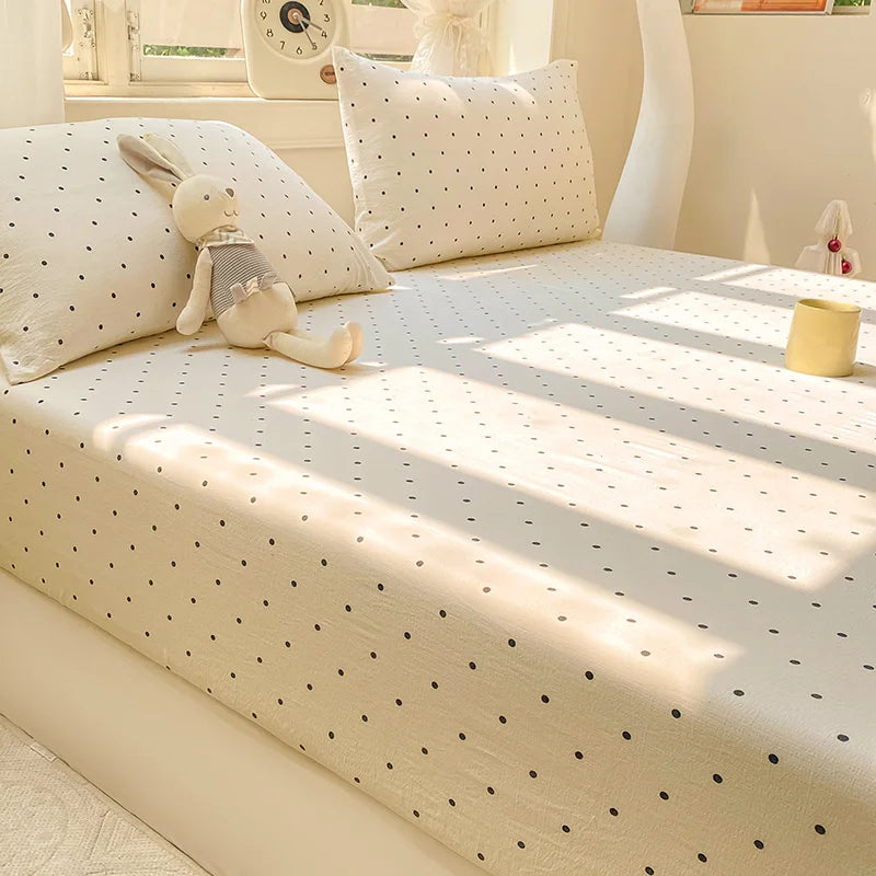 Polyester Microfiber Fitted Sheet Sets – 2-Piece or 3-Piece