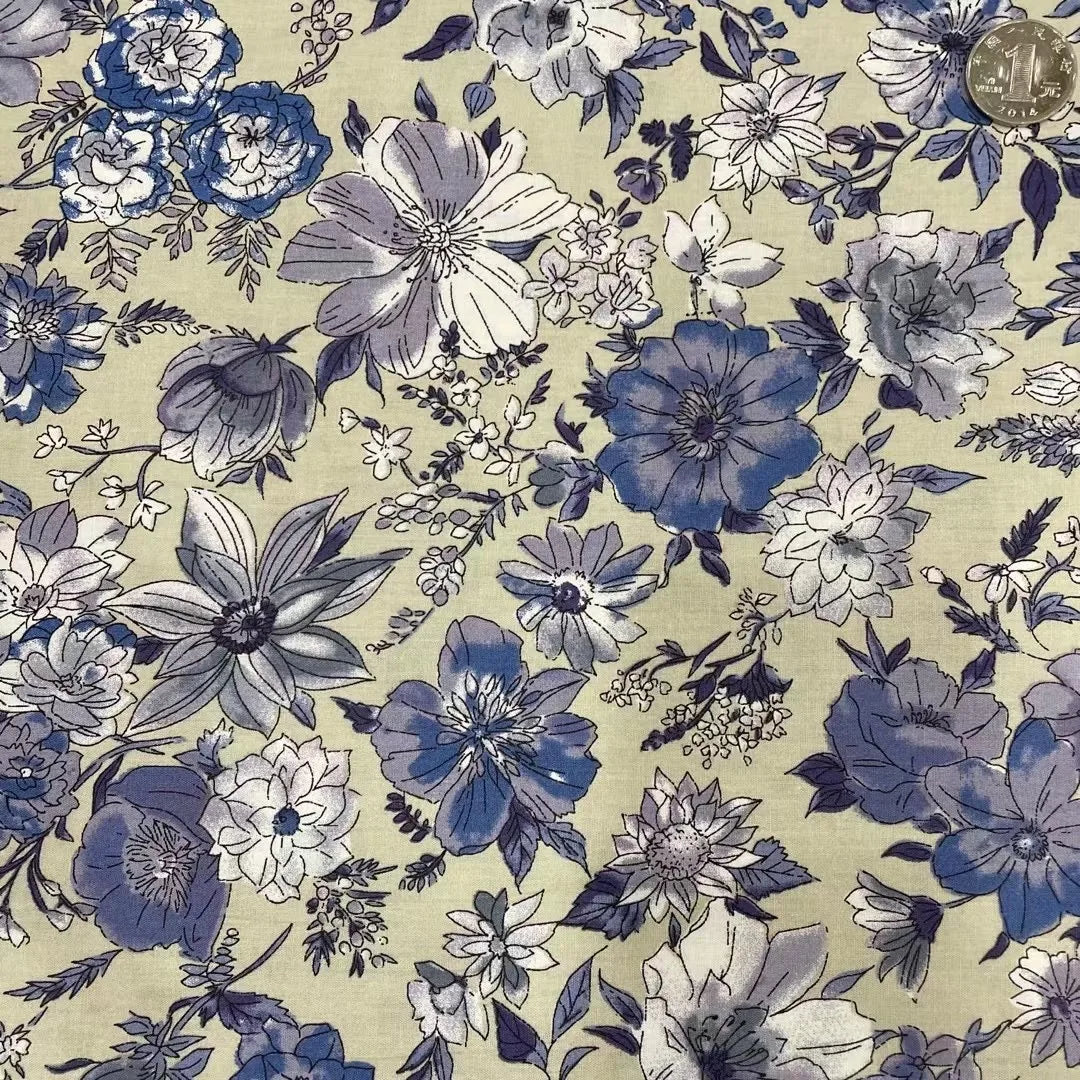 Fabric - 40 Precut Strips (6.35 X 49.78 cm) for Quilting And Sewing, 20 Floral Prints Assortment, 100% Material,