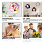 Punch Needle Embroidery Starter Kit – Animal Pattern | 20×20cm (7.8") with Hoop & Yarn