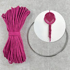 Kit de macramé Corazón y Flores para Colgar en la Pared — Kit de Manualidades DIY para Principiantes | Poliéster
