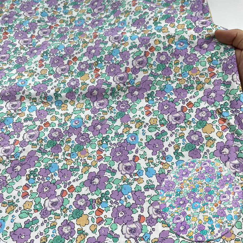 Fabric - 40 Precut Strips (6.35 X 49.78 cm) for Quilting And Sewing, 20 Floral Prints Assortment, 100% Material,