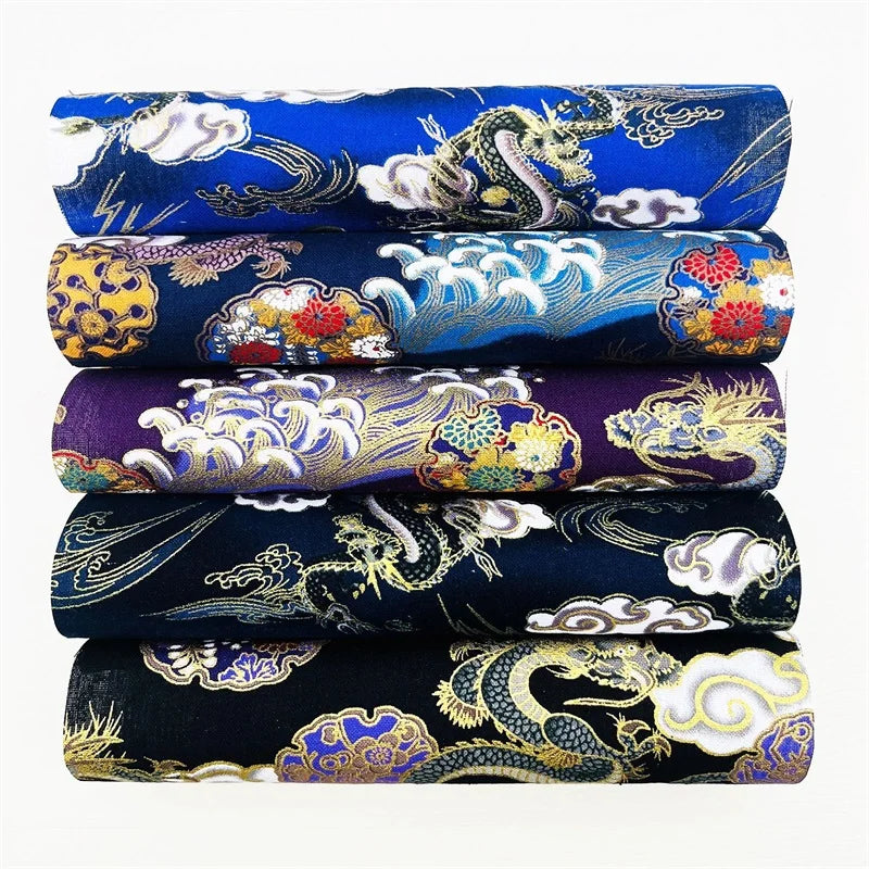 Cotton Print Fabric Bundle — 5 Precut Pieces (20×25cm / 8”×10”) | Doll Clothes, Quilting & Crafts
