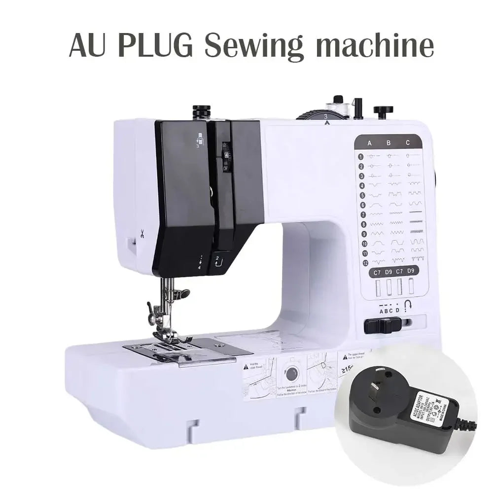 38-Stitch Mini Sewing Machine – Portable, LED Light, Foot Pedal & Bundle Options
