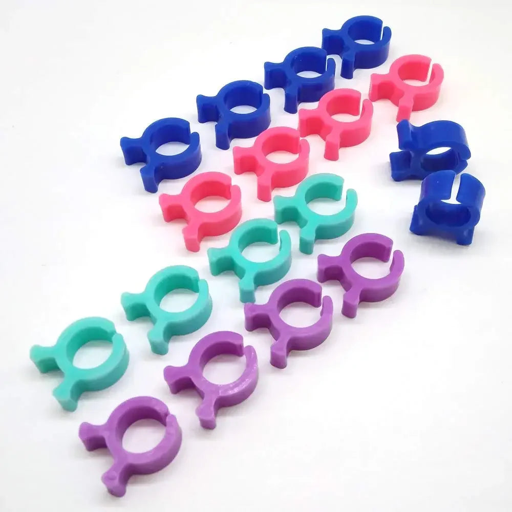 Bobbin Buddies — Clips y soportes coloridos para canillas para costura, acolchado y bordado