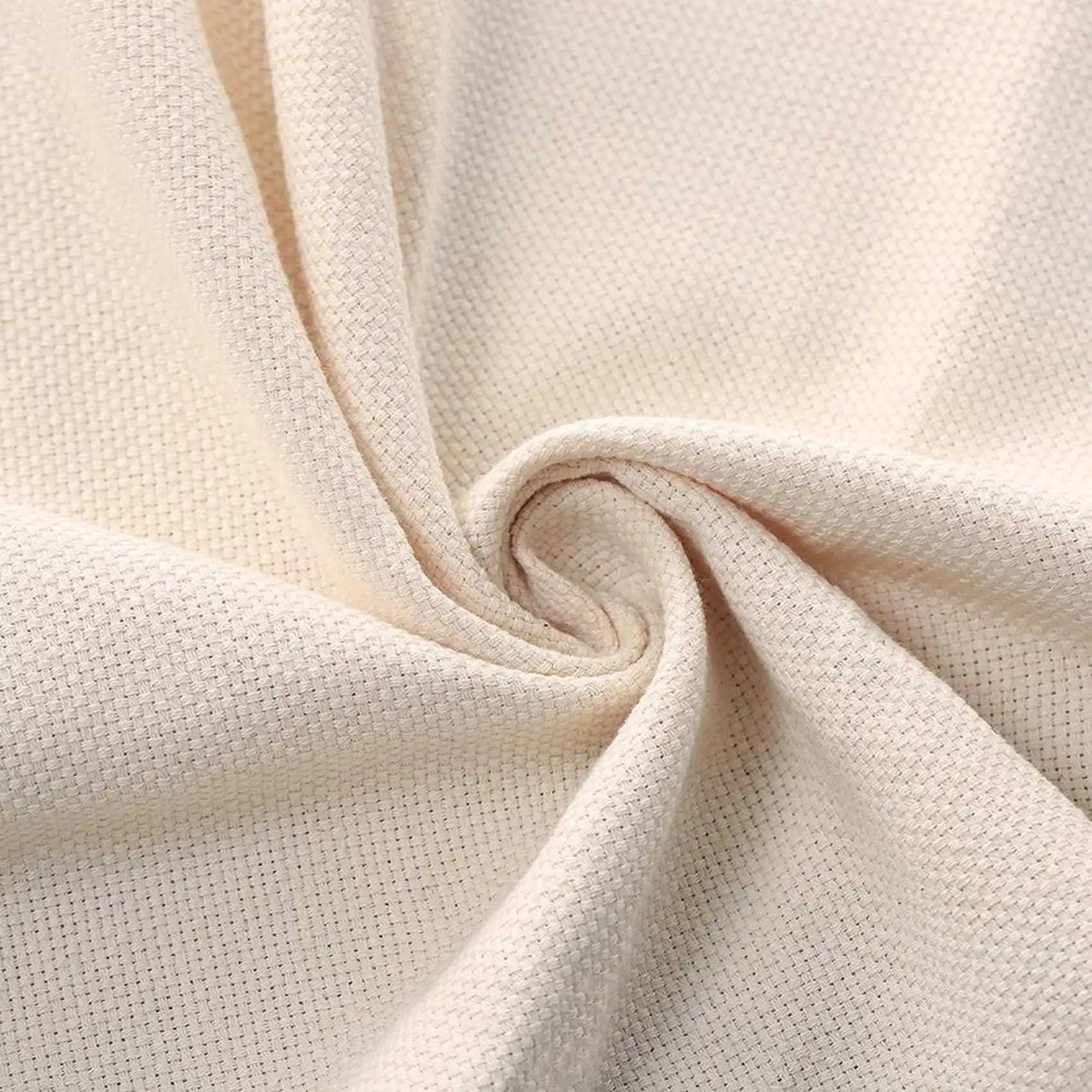Punch Needle Cloth Fabric – 2-Pack Linen Embroidery Fabric for Punch Needle & Rug Punch (67 x 50 cm)