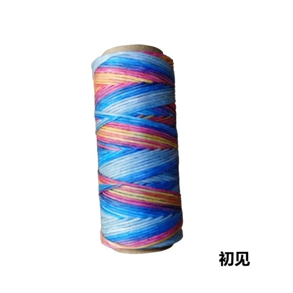 Round Waxed Polyester Thread – 0.6mm, 50m Spool | 41 Colors | Macramé, Jewelry Making & Leathercraft