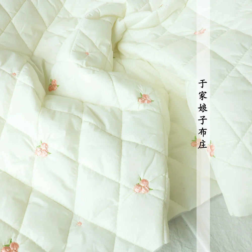 Printed Quilted Cotton Fabric – 135x50cm, Jacket Lining & Autumn Winter Sewing Fabric