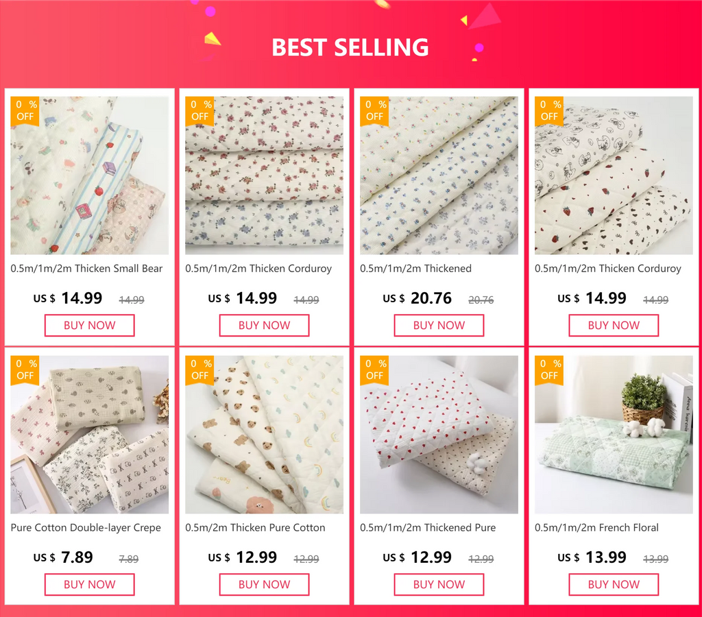 French Floral Quilted Cotton Fabric – 145cm Wide, Winter Jacket & Quilt Fabric