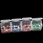 Caja de almacenamiento para Diamond Painting — Organizador de 28 a 64 compartimentos para abalorios, cuentas y materiales de manualidades
