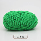 Hilo de algodón con leche de 4 cabos – 80% algodón, 20% fibra de leche | ~90 m (~98 yd) por madeja | Tejido a mano y a crochet