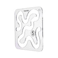 JAY HOME Transparent Acrylic Free Motion Quilting Template – Presser Foot Compatible Sewing Ruler