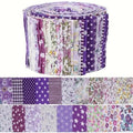 Fabric - 40 Precut Strips (6.35 X 49.78 cm) for Quilting And Sewing, 20 Floral Prints Assortment, 100% Material,