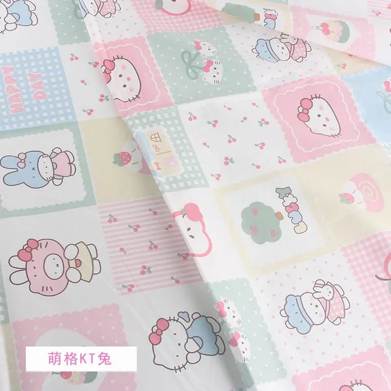 Pure Cotton AB Face Fabric – Cartoon Printed for Baby & Children's Clothing, Bedding & Quilting