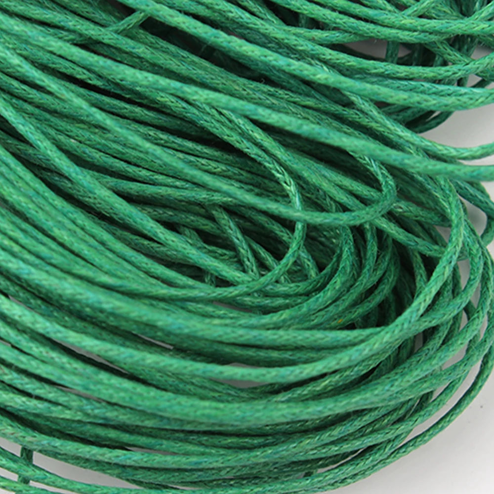 Waxed Cotton Beading Cord – 1mm, 70m Spool | 15 Colors | Bracelets, Necklaces & DIY Jewelry