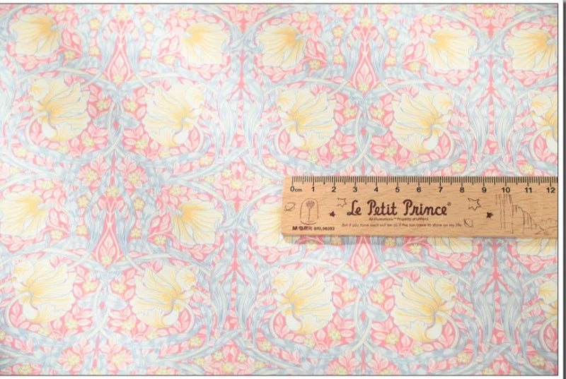 Floral Print Cotton Canvas Fabric – 100% Cotton, 110 cm Wide