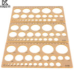 Circle Size Template Ruler for Quilting & Appliqué Design – Quilling & Pattern Making Tool