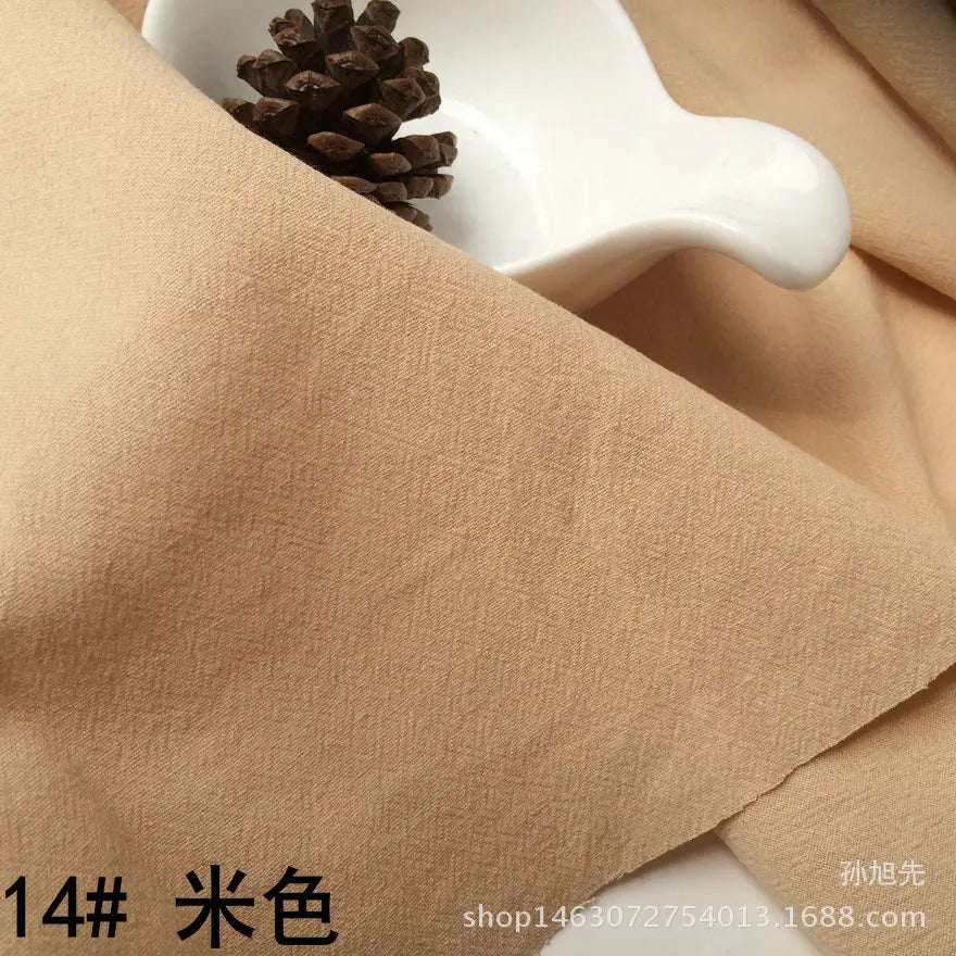 Cotton Linen Crepe Fabric – 137cm Wide | Skin-Texture Weave for Clothing, Curtains & Home Décor