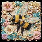 Kit de pintura de diamante de mariposa – Forma especial | 30x30cm (11.8" x 11.8")
