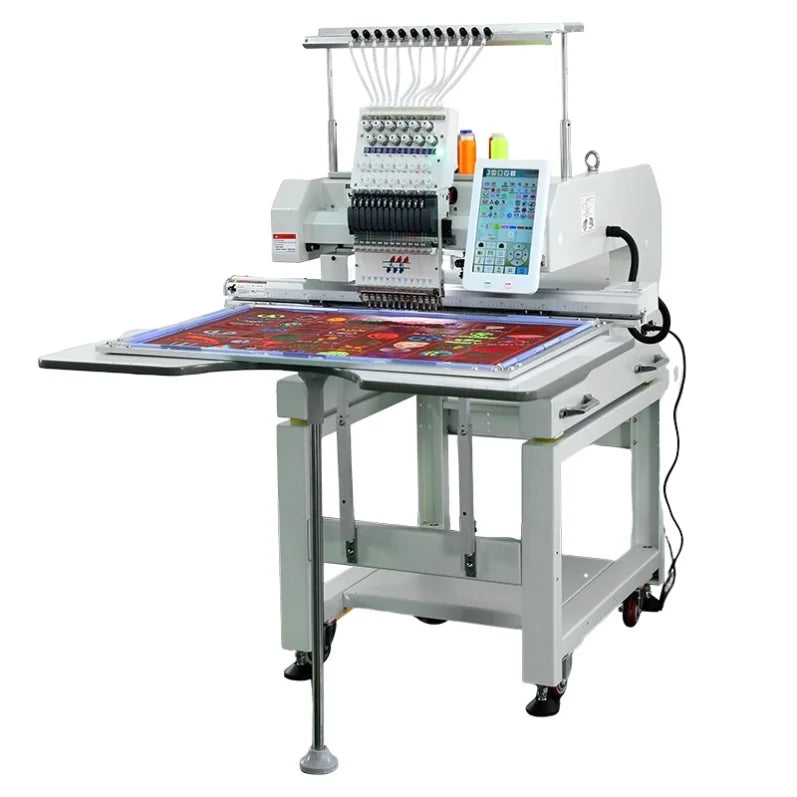 Boutique Commercial Embroidery Machine – 9/12 Needle, Multiple Hoop Sizes, Electric Benchtop