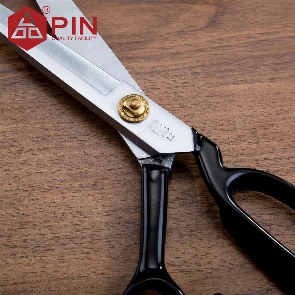 12-Inch Heavy-Duty Forged Stainless Steel Tailor Scissors – Professional Fabric Shears for Denim, Leather & Canvas