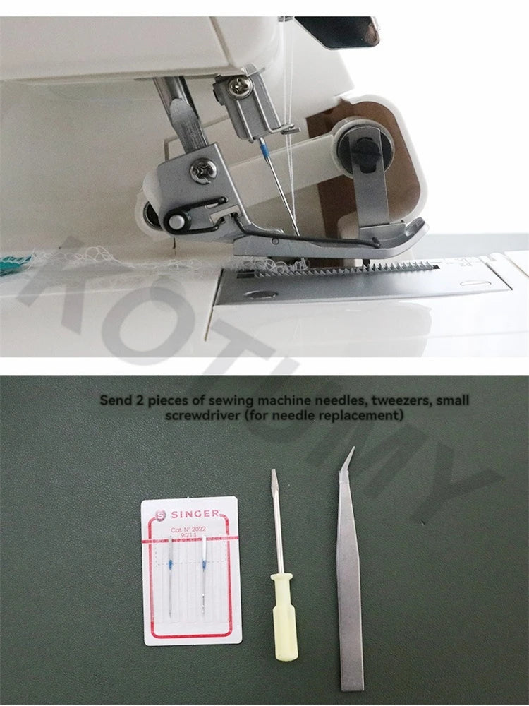 14SH644 Home Overlock Serger Machine – 4-Thread, 90W Electric