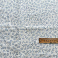 100% Cotton Blue Grid & Floral Print Fabric – 0.5, 1 or 2 Yards | DIY Quilting, Clothing & Home Decor