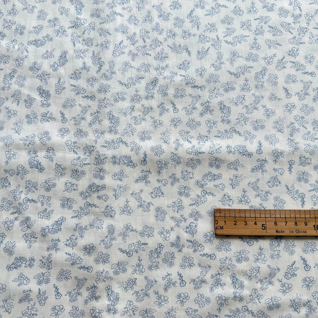 100% Cotton Digital Print Fabric | Grid, Polka Dot & Floral | 140cm Wide | 0.5, 1 & 2 Yard