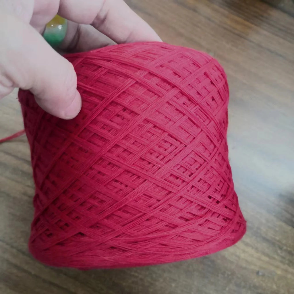 Cotton Yarn Thread for Knitting, Non-Bleached, Raw Algodon Line, Baby, Children's DIY, Handknitting, Scarf Sweaters, 500g/Ball