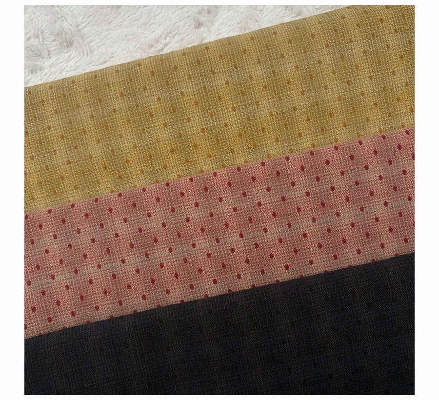 Japanese Yarn-Dyed 100% Cotton Fabric – Fat Quarter Bundle | Floral, Dot & Cartoon Prints