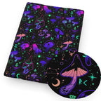 Tela estampada de Halloween y gótica novedosa – Cortada a pedido | 50×145cm (19.7"×57") | Satén, Algodón y Tejido de punto