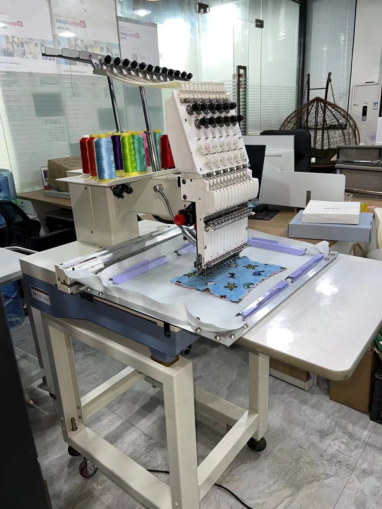Used A15 Single Head Embroidery Machine – Personalized Commercial Embroidery