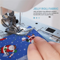 20-Pattern Pre-Cut Jelly Roll Fabric Strips for Quilting – 2.5" × 40" Cotton Strips