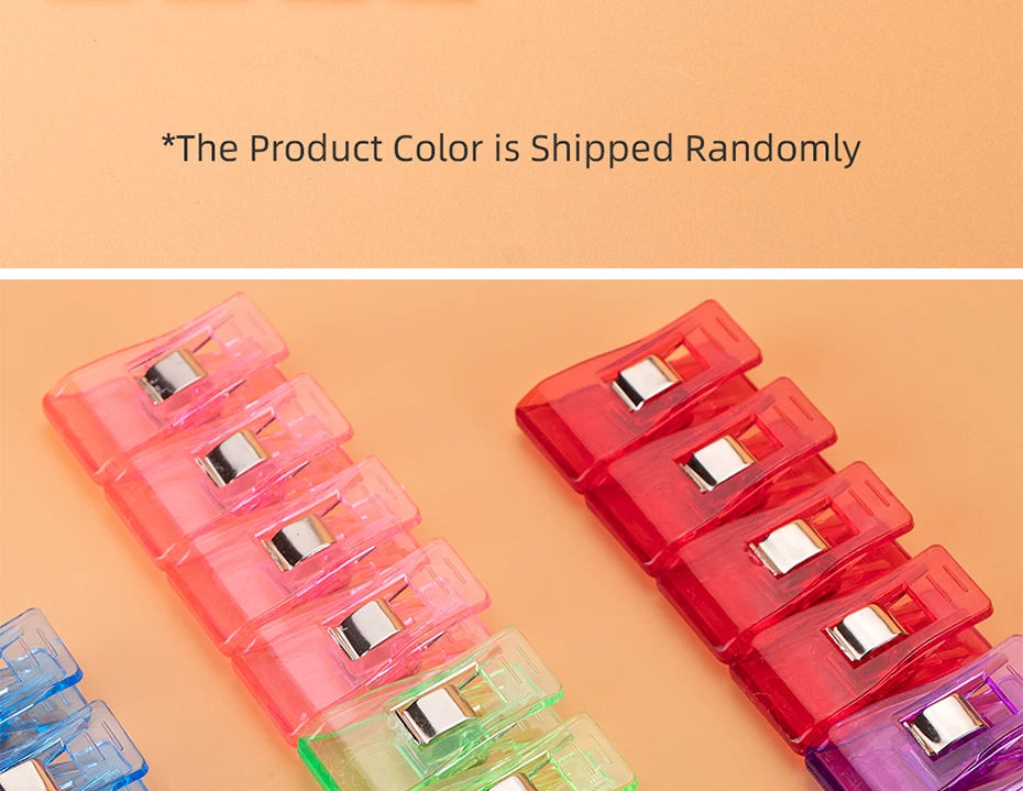 QJH Premium Sewing Clips – ABS Plastic | Assorted Colors | 4 Pack Sizes