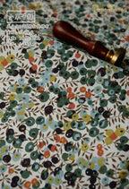 145cm Floral Cotton Poplin Fabric, 50cm Piece