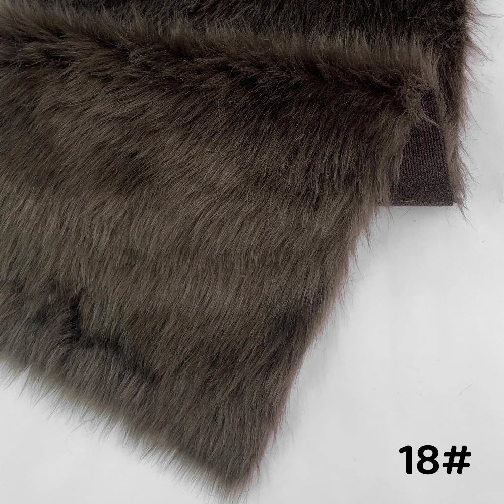 Tela de Pelo Sintético de 2.5cm de Largo – 30x50cm, Cosplay & Fursuit, 23 Colores