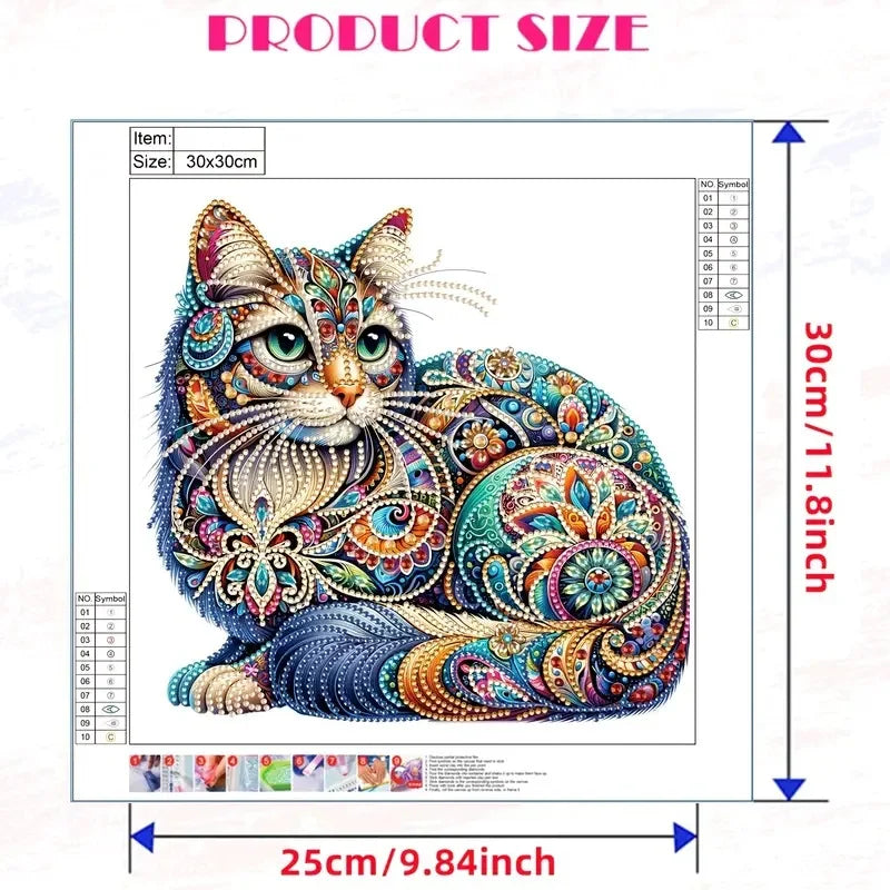 Butterfly Diamond Painting Kit – Special Shape | 30x30cm (11.8" x 11.8")