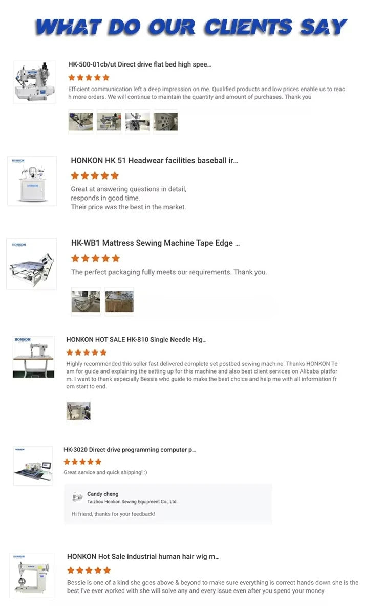 HONKON HK-441 Heavy Duty Industrial Sewing Machine – 750W, 15mm Thick, Single Needle