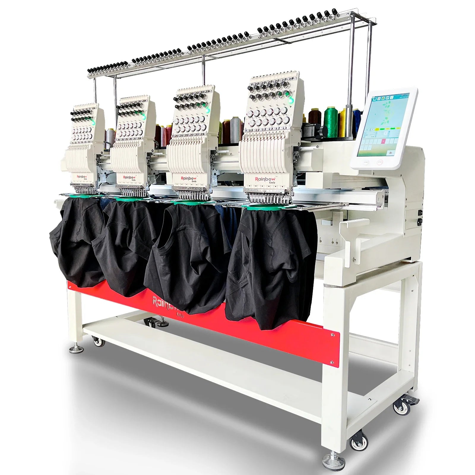 Maya RBE4040 Multi-Head Industrial Embroidery Machine – Computerized, 12 Needles