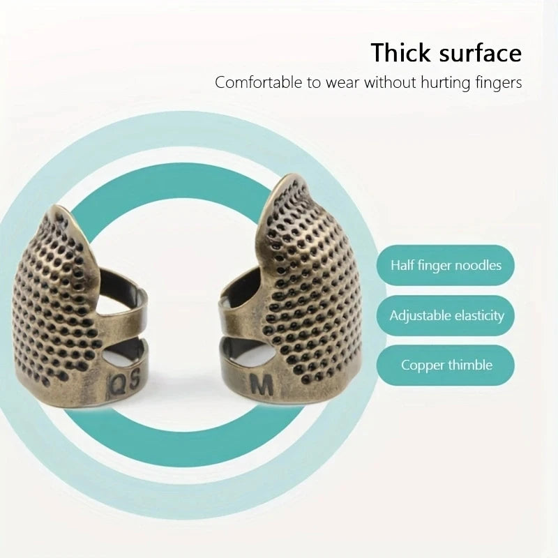 Antique-Style Metal Thimble – Small or Medium